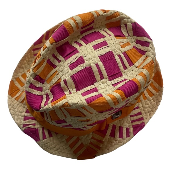 Peter Grim Fedora, Sun, hat, flexible,adjustable,pink,orange,tan,OS - Picture 7 of 7